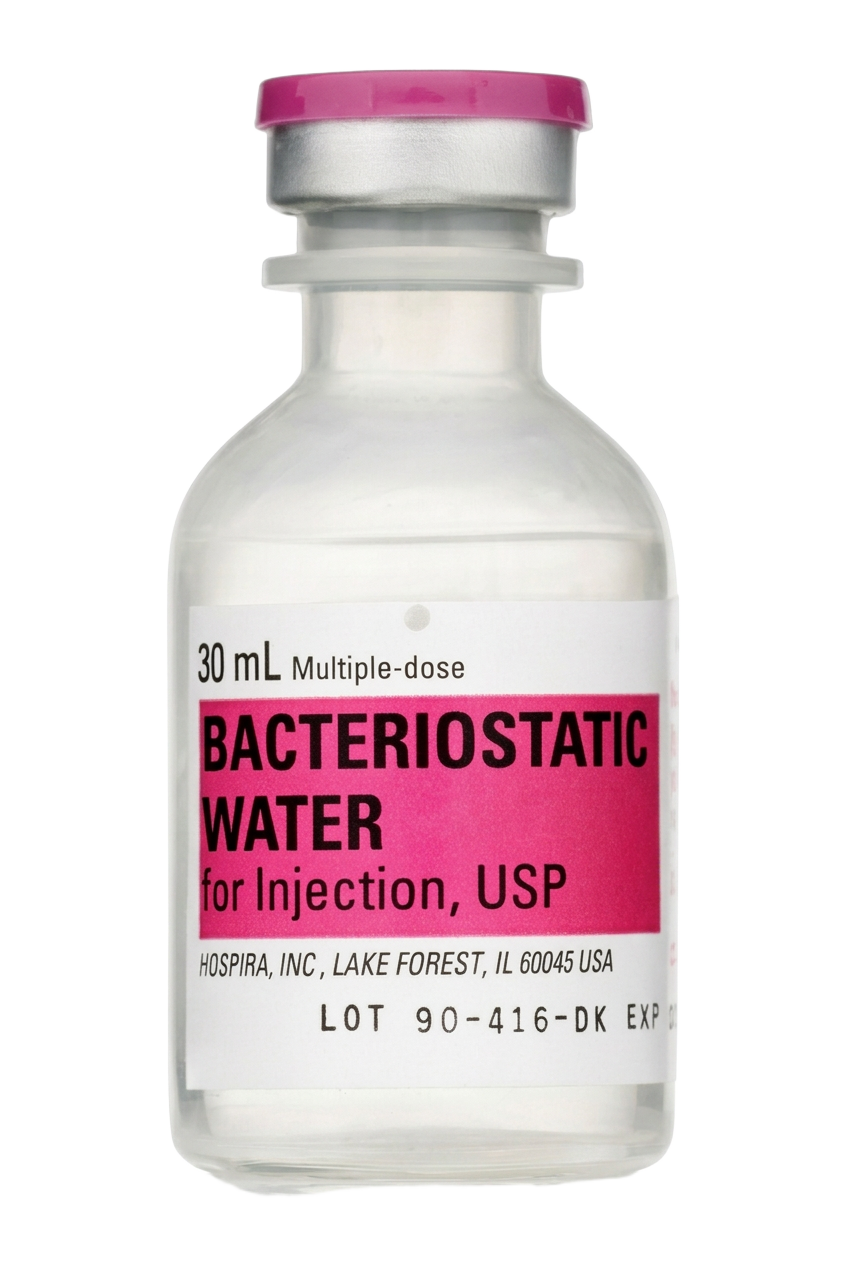 BAC Water 30mL research compound vial