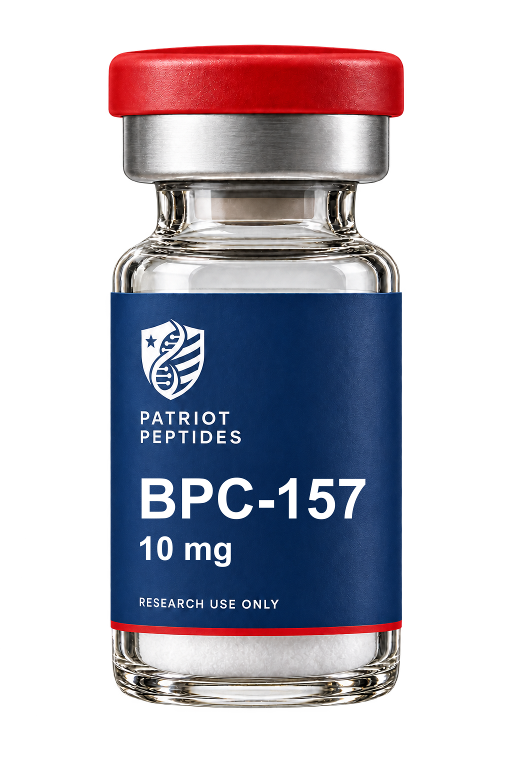 BPC-157 10mg research compound vial
