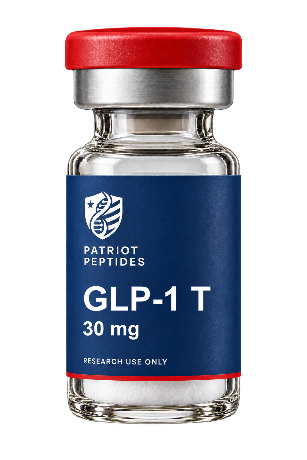 GLP-1 T 30mg research compound vial